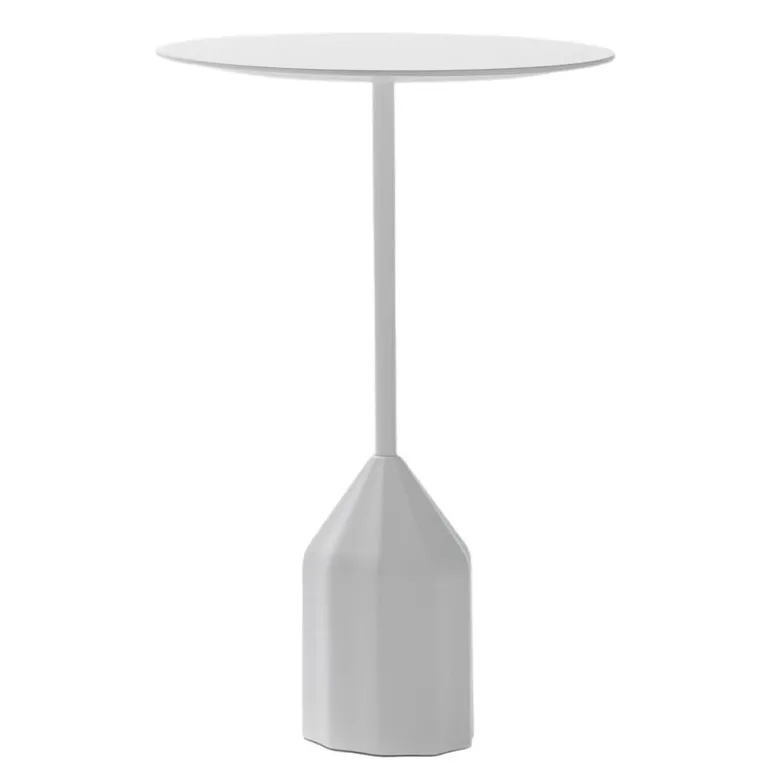 Viccarbe Burin Mini side table, 36 cm, white