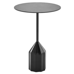 Viccarbe Burin Mini side table, 36 cm, black