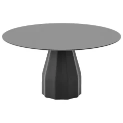 Viccarbe Burin table, 150 cm, black - black laminate