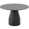 Viccarbe Burin table, 120 cm, black - black laminate