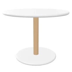 Viccarbe Common low table, 60 cm, matt beech - white