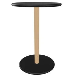 Viccarbe Common low table, 45 cm, matt beech - black