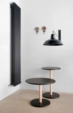 Viccarbe Common low table, 45 cm, matt beech - black