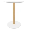 Viccarbe Common low table, 45 cm, matt beech - white