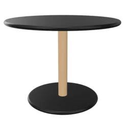 Viccarbe Common low table, 60 cm, matt beech - black