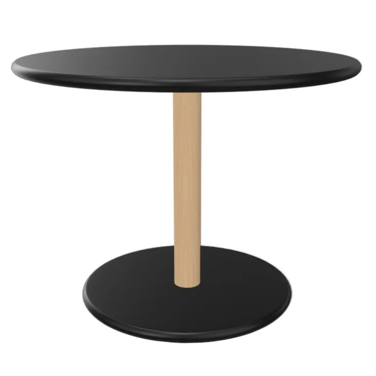 Viccarbe Common low table, 60 cm, matt beech - black