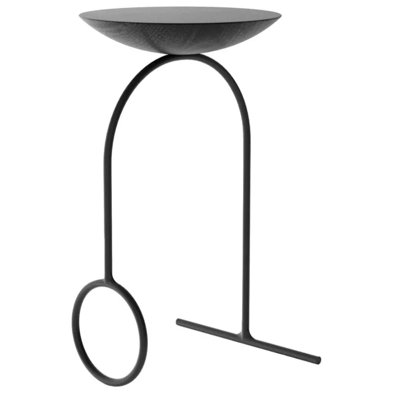 Viccarbe Giro sculpture table, black