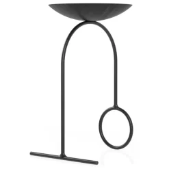 Viccarbe Giro sculpture table, black