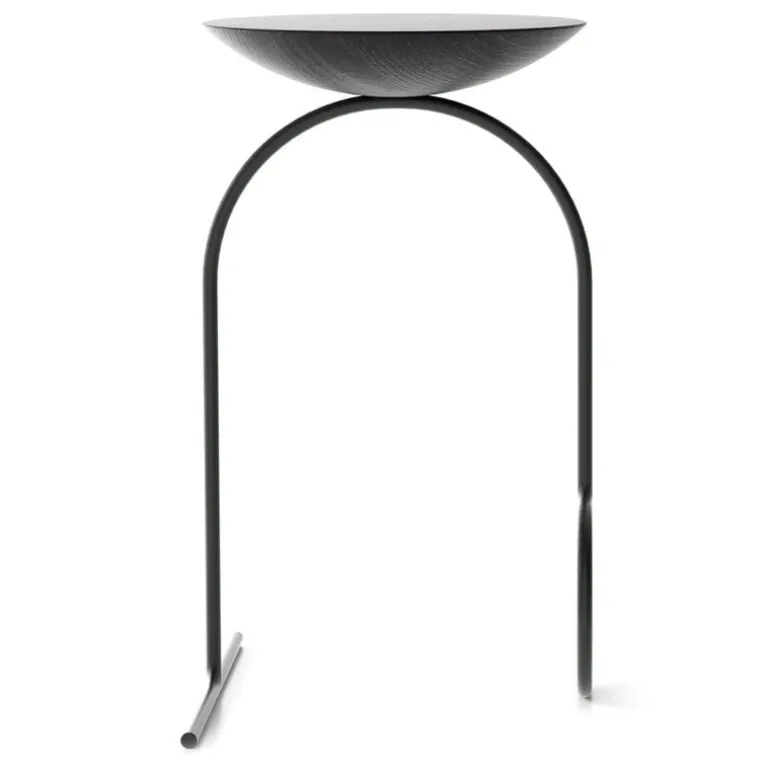 Viccarbe Giro sculpture table, black