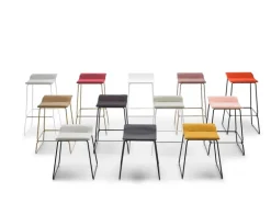 Viccarbe Last Minute stool, medium, black