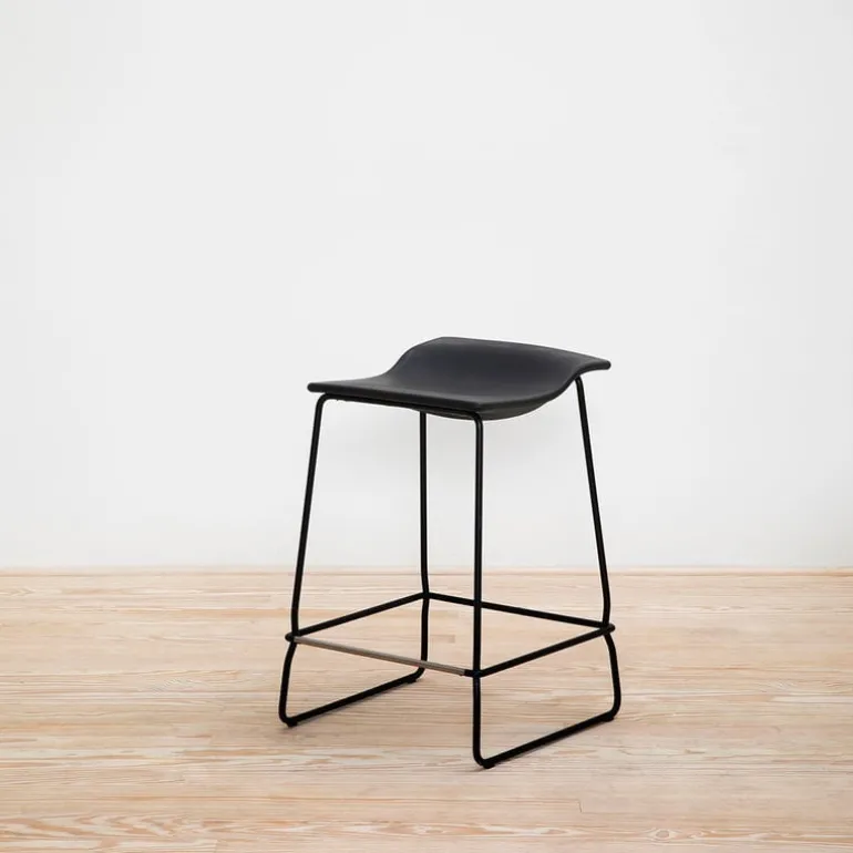 Viccarbe Last Minute stool, medium, black