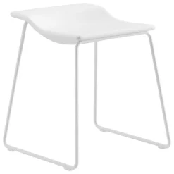 Viccarbe Last Minute stool, low, white