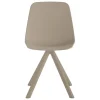 Viccarbe Maarten chair, metal swivel base, taupe