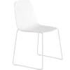 Viccarbe Maarten chair, sled base, white
