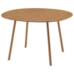 Viccarbe Maarten table, 120 cm, oval, cognac