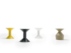 Viccarbe Shape low table O, matt black