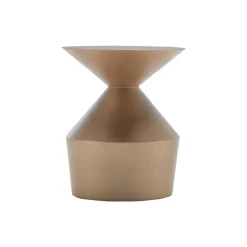 Viccarbe Shape low table O, bronze