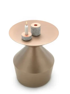Viccarbe Shape low table O, bronze