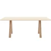 Viccarbe Trestle table 200 x 90 cm, matt oak