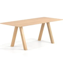 Viccarbe Trestle table 200 x 90 cm, matt oak