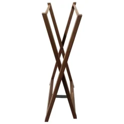 Vieser Lauha towel rack, brown oiled kebony