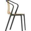 Vitra Belleville armchair, oak - black