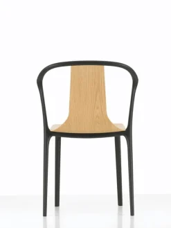 Vitra Belleville armchair, oak - black
