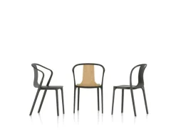 Vitra Belleville chair, black stained ash - black