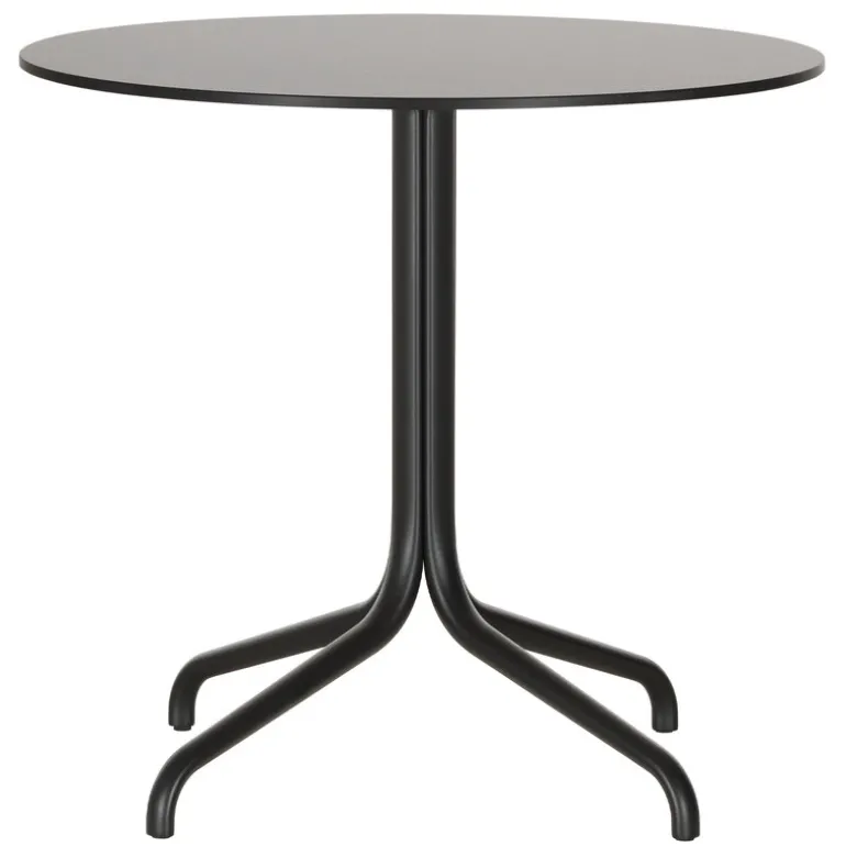 Vitra Belleville table, round, black