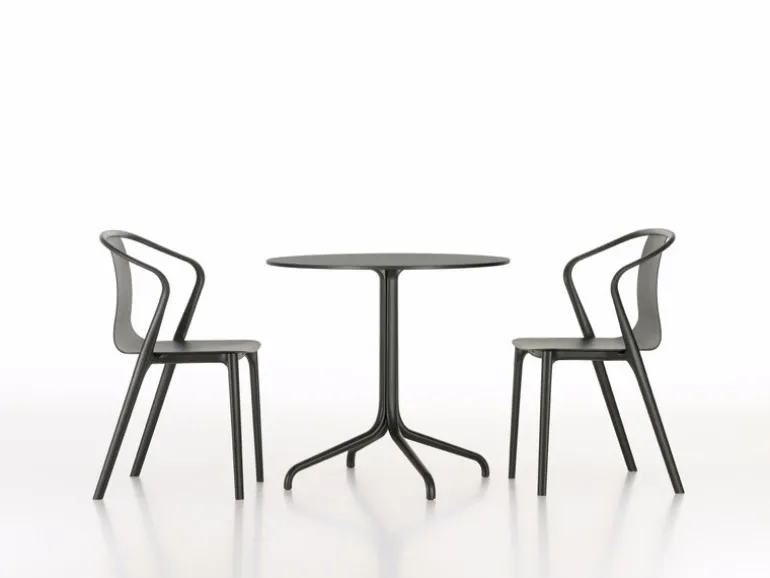 Vitra Belleville table, round, black