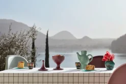 Vitra Ceramic Container 2, dark aubergine