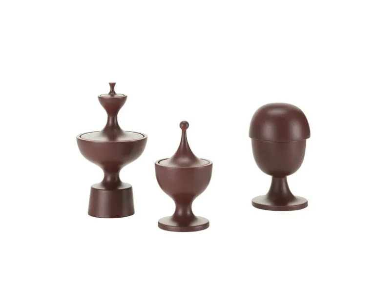 Vitra Ceramic Container 2, dark aubergine