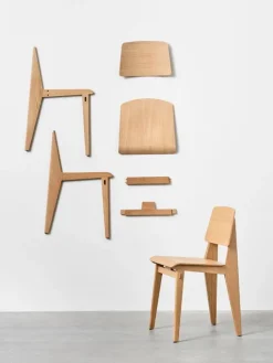 Vitra Chaise Tout Bois chair, natural oak