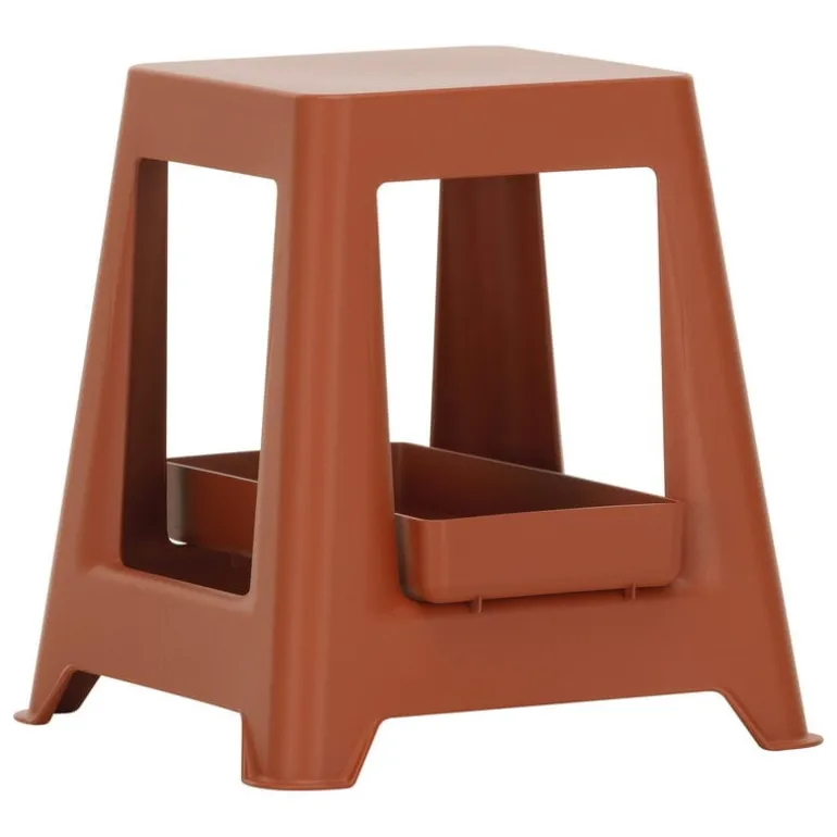 Vitra Chap RE stool, brick