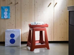 Vitra Chap RE stool, brick