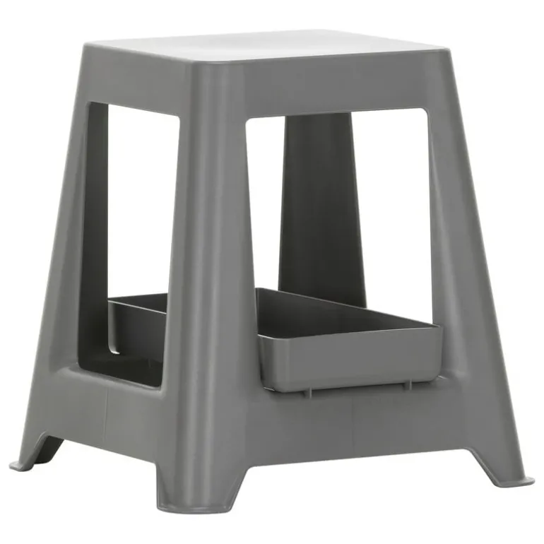 Vitra Chap RE stool, dark grey