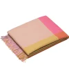 Vitra Colour Block blanket, pink - beige