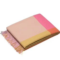 Vitra Colour Block blanket, pink - beige