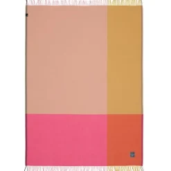 Vitra Colour Block blanket, pink - beige