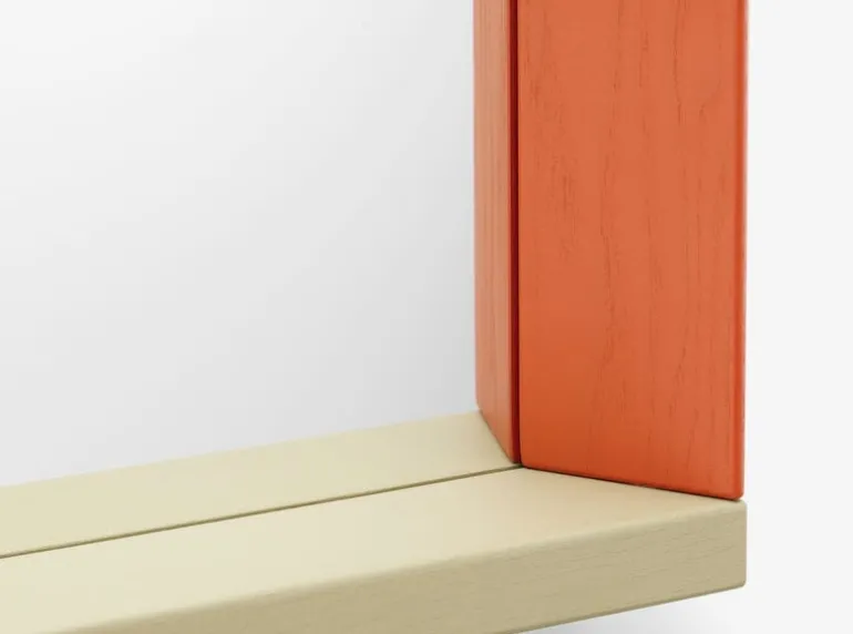 Vitra Colour Frame mirror, large, blue - orange