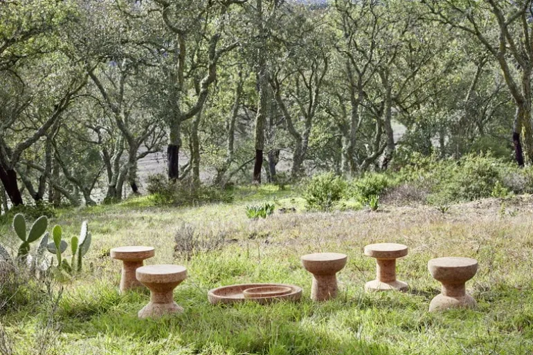 Vitra Cork Family side table/stool, Model E