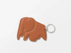 Vitra Elephant key ring, cognac