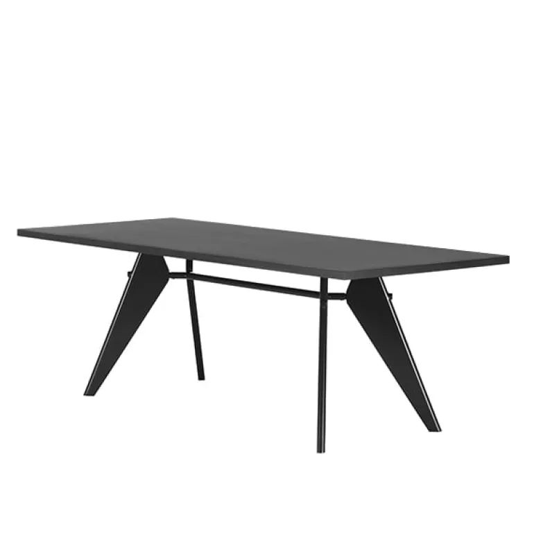 Vitra EM Table 200 x 90 cm, asphalt - deep black