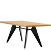 Vitra EM Table 240 x 90 cm, oak - deep black