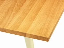 Vitra EM Table 200 x 90 cm, oak - Prouvé Blanc Colombe