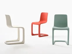 Vitra EVO-C chair, ivory