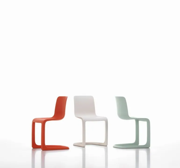 Vitra EVO-C chair, ivory