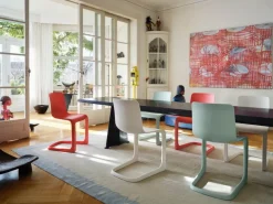 Vitra EVO-C chair, poppy red