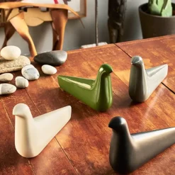 Vitra L'Oiseau ceramic bird, charcoal matt