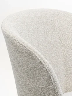 Vitra Mikado side chair, chalk - Nubia 01 ivory/pearl